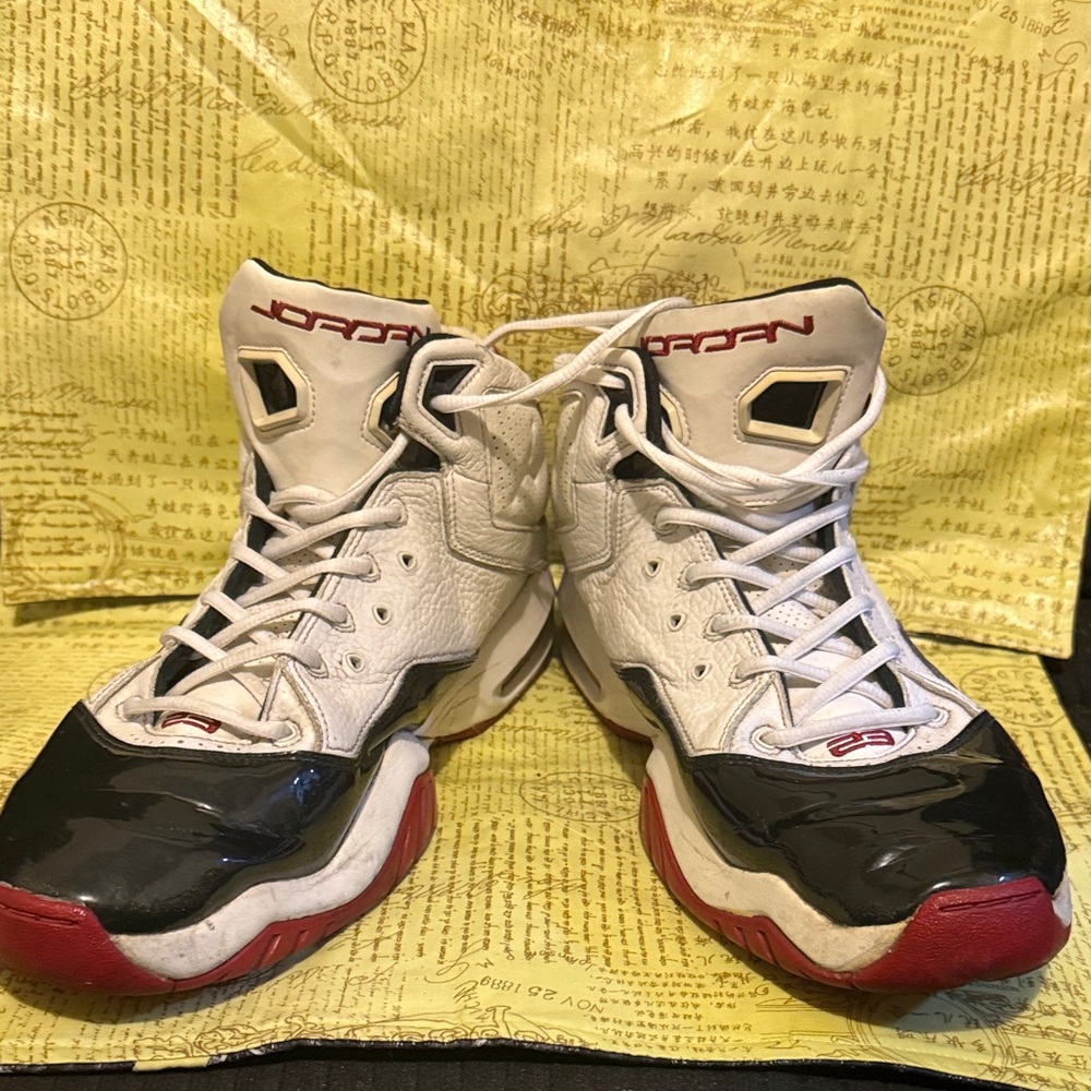 Jordan B’Loyal Retro High-Tops in Black, White, and Red